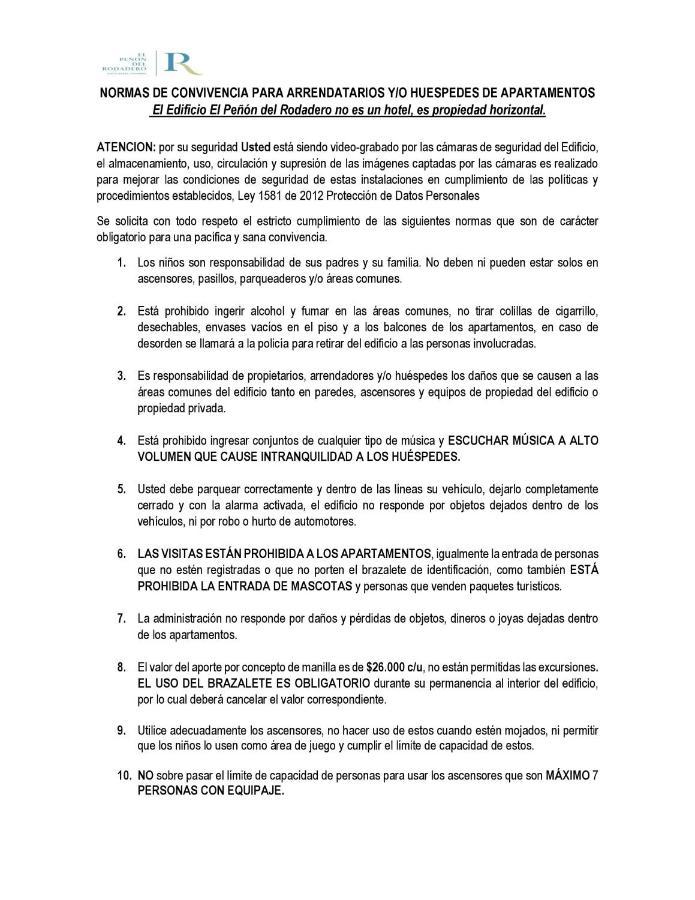 Edificio El Penon Del Rodadero Apartment *